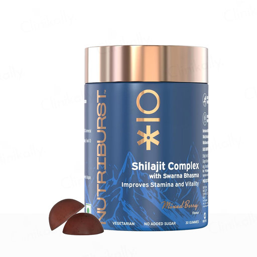Nutriburst Shilajit Complex Nutraceutical Gummies - Mixed Berry Flavour